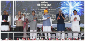 Delhi – Dausa – Lalsot section of Delhi Mumbai Expressway in Dausa, Rajasthan dedicates to the nation