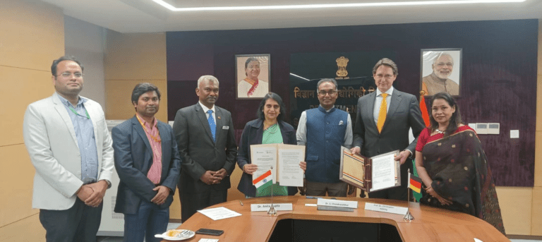 LoI signed between DST & Fraunhofer ISE on hydrogen & clean energy technologies can accelerate energy transition in India