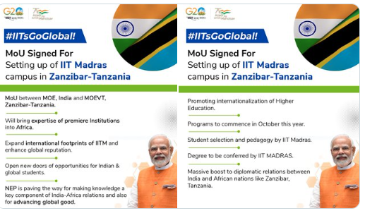 First IIT Campus outside India set up in Zanzibar, Tanzania