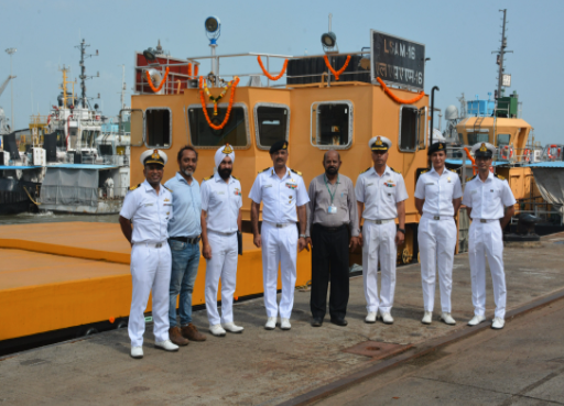 DELIVERY OF SECOND ACTCM BARGE, LSAM 16 (YARD 126)