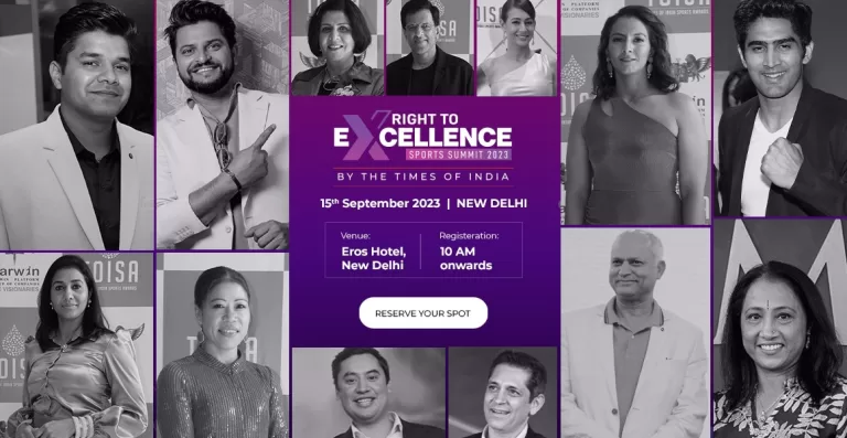 The Times of India Unveils ‘Right to Excellence’ Series, Kicking Off with Sports Summit 2023