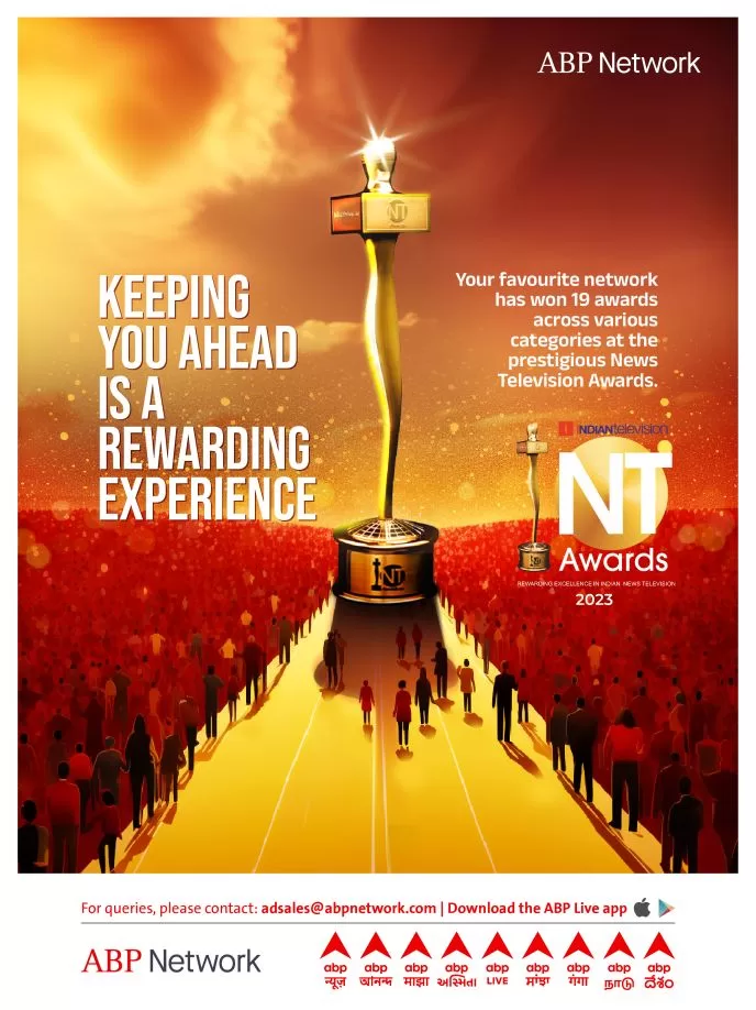 ABP Network Takes Home 19 Trophies at News Television (NT) Awards