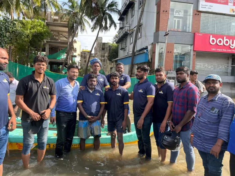 Rapido Captains Join Hands with Local Fishermen in Chennai to Assist with Relief Operations in the Aftermath of Cyclone Michaung