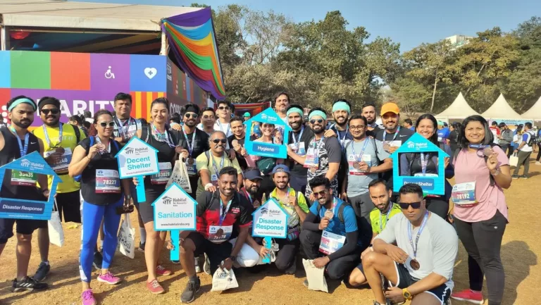 189 runners support housing non-profit Habitat for Humanity India at the Tata Mumbai Marathon 2024