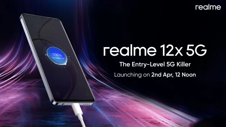 realme unveils its entry-level 5G killer: The realme 12x 5G