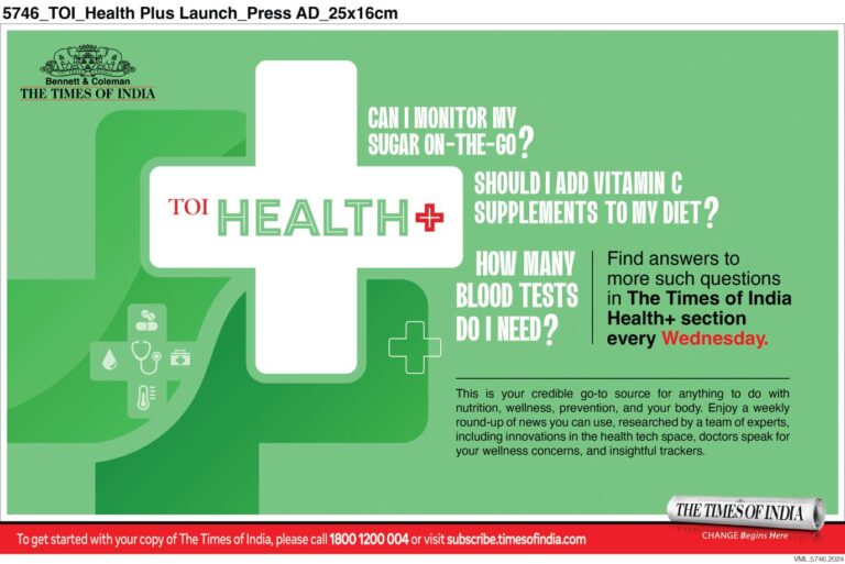 The Times of India Introduces TOI Health+: Your Go-To Source for Credible Health and Wellness Information