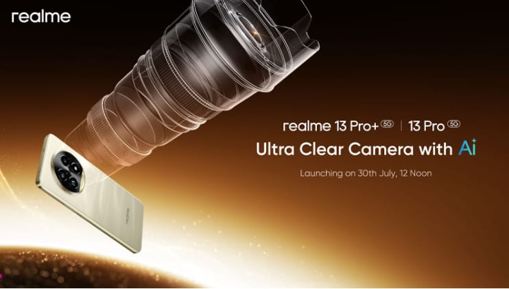 realme’s 13 Pro Series 5G combines Monet-Inspired design with Ultra Clear Camera with AI, to be launched on 30th July