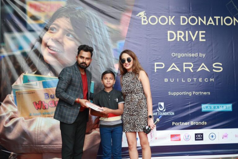 Paras Buildtech Organized a Successful Book Donation Drive