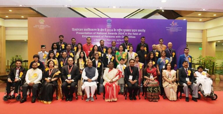 President of India Confers National Award to Minda Corporation Limited for the Empowerment of Persons with Disabilities